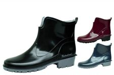 Bockstiegel Halb-Gummistiefel Elke Damen Stiefelette halbhoch Regenschuh Absatz