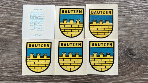 Schiebebild ddr wappen bautzen - ddr,