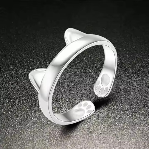 Mini kinder ring katzenmotiv - mini,