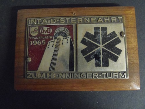 Avd plakette frankfurt int - frankfurt,