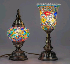 Lampe Mosaik,Formano,bunt,Dekoration, Licht,Kugel,28cm,Glas,Tischlampe, Neu