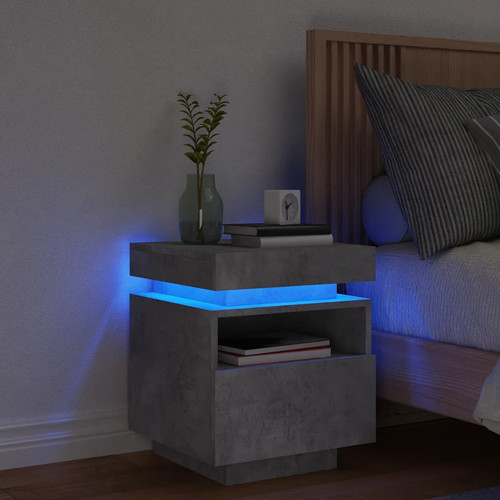 Nachttisch mit led leuchten - mit, led-leuchten