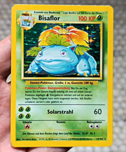 Pokémon bisaflor 102 basis - pokémon,