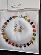 Coeur de Lion Halskette und Ohrhänger top Farben mit Zertifikat