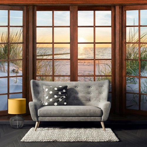 Vlies fototapete fenster - vlies,