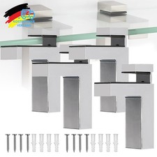 4x Regalbodenträger Glasbodenträger Bodenträger Glasbodenhalter Tablarträger ！！
