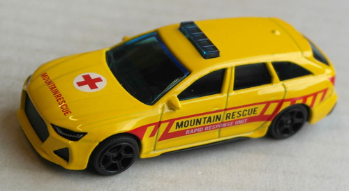 Majorette audi rs6 - avant, gelb