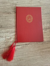 DDR Urkundenmappe rot A6 mit Emblem der SED