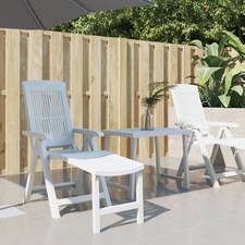 Sonnenliege Liegestuhl Gartenliege Relaxliege Outdoor Liege Kunststoff vidaXL