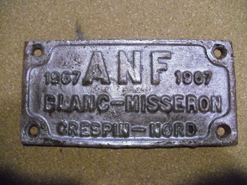 Waggonschild anf 1967 - -,