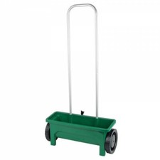 Hand-Streuwagen 12L Rasen-Streuer Salzstreuer Dünger Streusalz Garten Winter