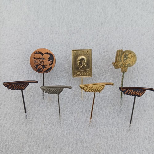 Tito josip broz vintage pin - tito,