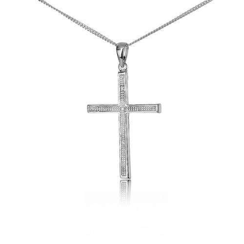 Natürlicher diamant kreuz - natürlicher,