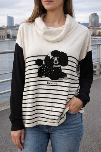 Pullover armbänder mit strass - pullover,