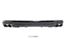 Audi SQ8 4M 4.0l V8 original Heck-Diffusor + Doppel-Endrohrblenden schwarz