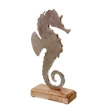 'Seepferdchen auf Holzsockel