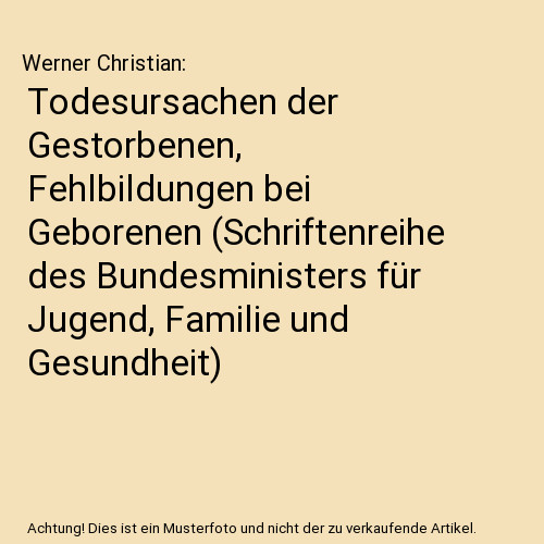 Todesursachen der gestorbenen - der,