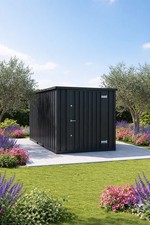 4m Blechcontainer Anthrazit