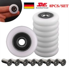 8 Stück Duschtürrollen Duschkabine Rollen Duschtür Schiebetür Ersatzrollen 25mm