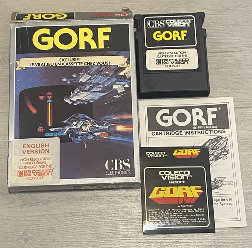 Gorf cbs coleco vision with - vision,