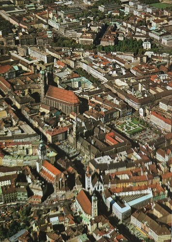 München luftaufnahme - münchen,