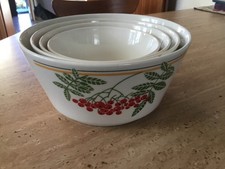 Schüsseln 4er  Set Keramik Ditmar Urbach Czech Republic  Vintage