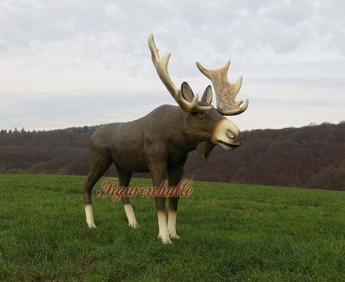 Elch figur dekofigur rentier - elch,