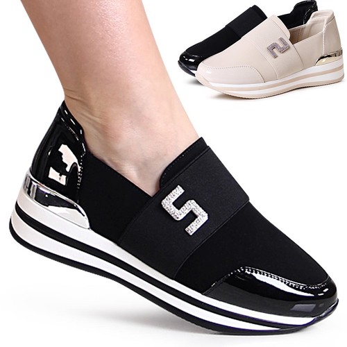 Damen keilabsatz halbschuhe - keilabsatz,
