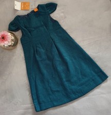 Pusteblume Flanell Mädchen Kleid Festkleid petrol grün Gr. 134/140 *NEU* 24,90€