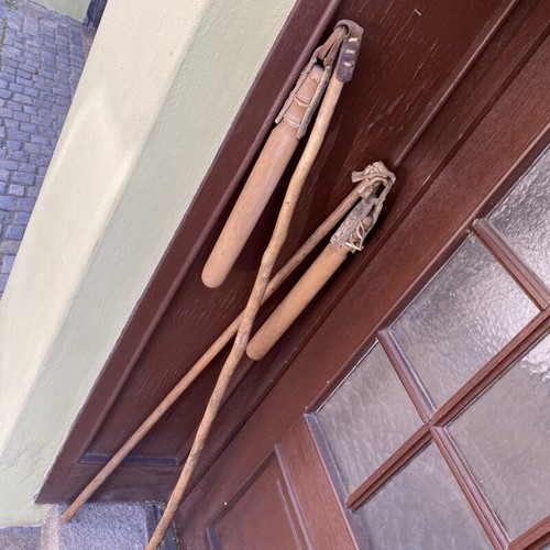2er set dreschflegel holz - set,