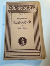 Reclam UB Nr. 4447 - Stabenow - Ausgewählte Kartenspiele II.