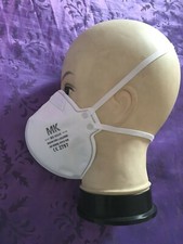 1-200 FFP2 Maske mit Kopfband Mundmaske Schutzmaske Mundschutz 4lagig Weiß Neu