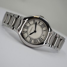 EBEL BELUGA 36mm ARMBANDUHR EDELSTAHL 9955N32 QUARZ BOX&BLANKO PAPIERE