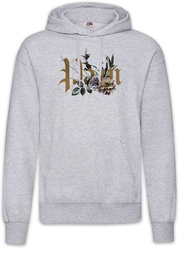 Pain flowers hoodie pullover - flowers,