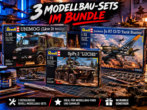 Revell modellbau set - 3x,