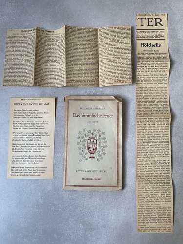 Hölderlin das himmlische - hölderlin:,