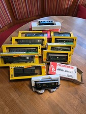 Modellbau Konvolut Fleischmann Personenwaggons der Spur HO
