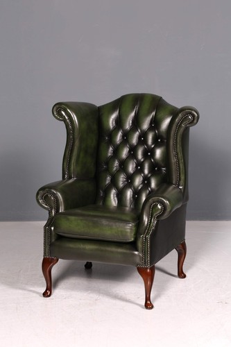 Chesterfield ohrensessel grün - chesterfield,