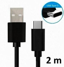 USB-C Ladekabel Datenkabel für Samsung Huawei LG etc. Smartphone Tablet 2m