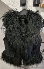 Superdry Fellweste Größe 36 Schwarz