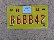 USA Motorrad  Nummernschild, original