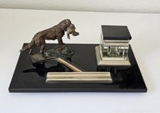 Tintenfass schreibzeug mit - -,