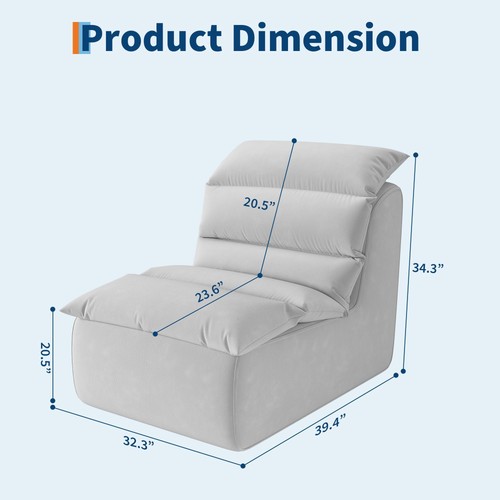 Lazy sofa bean bag chair - lazy,
