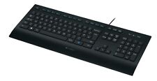 Logitech K280e Deutsch QWERTZ USB-Tastatur - Schwarz - verpackt