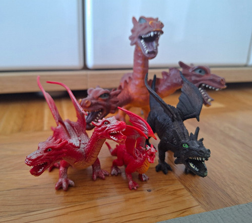 Fantasy drachen figuren - drachen-figuren, set