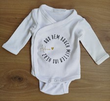 Baby-Wickelbody Weiss"Aus dem