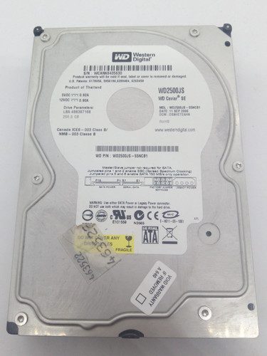 Western digital 250gb sata - 250gb,