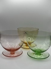 Vintage 3er Set farbige