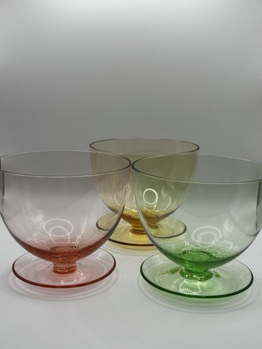 Vintage 3er set farbige - 3er,