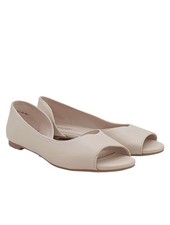 GRACELAND Peeptoe Ballerinas Damen Ballerinas Gr. DE 37 wollweiß Casual-Look